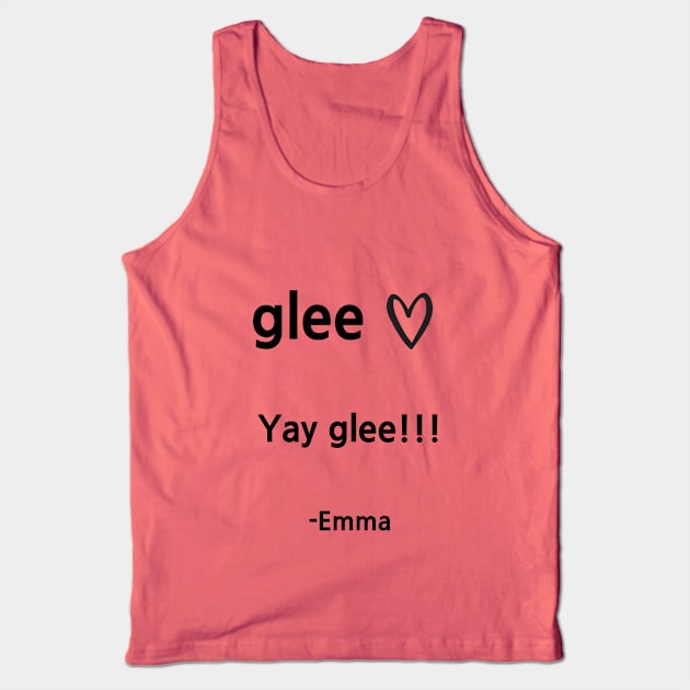 Glee /Emma Tank Top by Said with wit